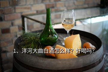 1、洋河大曲白酒怎么樣？好喝嗎？