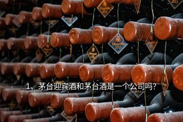 1、茅臺迎賓酒和茅臺酒是一個(gè)公司嗎？