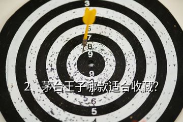 2、茅臺王子哪款適合收藏？
