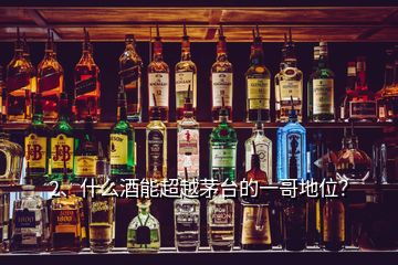 2、什么酒能超越茅臺的一哥地位？