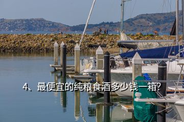 4、最便宜的純糧食酒多少錢一箱？