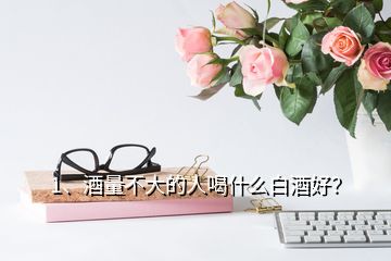 1、酒量不大的人喝什么白酒好？