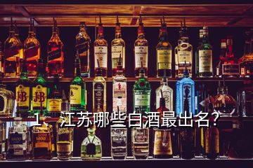 1、江蘇哪些白酒最出名？