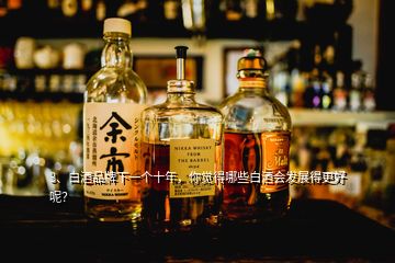 3、白酒品牌下一個十年，你覺得哪些白酒會發(fā)展得更好呢？