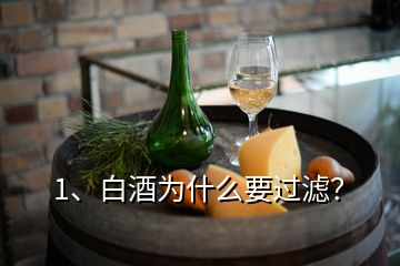 1、白酒為什么要過濾？