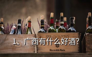 1、廣西有什么好酒？