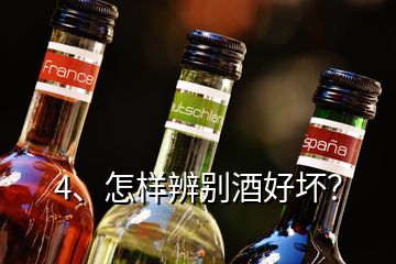 4、怎樣辨別酒好壞？