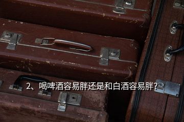 2、喝啤酒容易胖還是和白酒容易胖？
