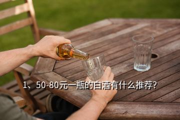 1、50-80元一瓶的白酒有什么推薦？