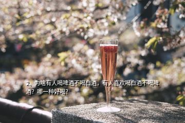 2、為啥有人喝啤酒不喝白酒，有人喜歡喝白酒不喝啤酒？哪一種好喝？