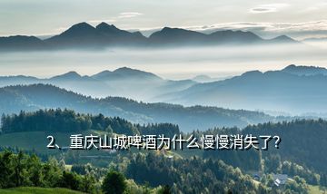 2、重慶山城啤酒為什么慢慢消失了？