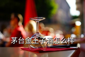 茅臺金王子酒怎么樣