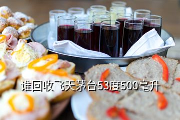 誰回收飛天茅臺53度500毫升