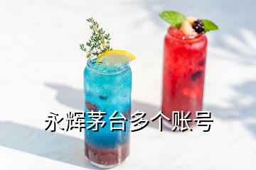 永輝茅臺(tái)多個(gè)賬號(hào)