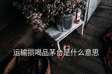 運(yùn)輸損喝品茅臺是什么意思