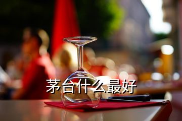 茅臺(tái)什么最好