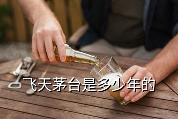 飛天茅臺(tái)是多少年的