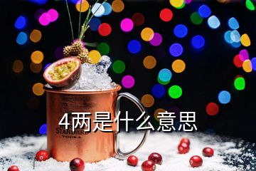 4兩是什么意思