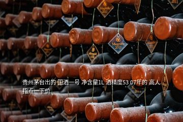 貴州茅臺出的 國酒一號 凈含量1L 酒精度53 07年的 高人指點(diǎn)一下價