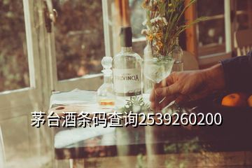 茅臺(tái)酒條碼查詢2539260200