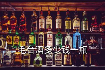 毛臺(tái)酒多少錢一瓶