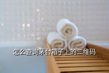 怎么查詢茅臺(tái)箱子上的二維碼