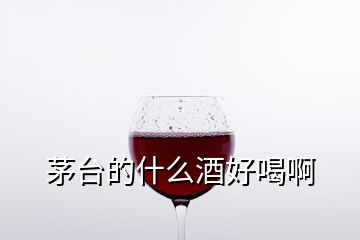 茅臺的什么酒好喝啊