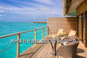貴州茅臺(tái)貢酒珍藏品53度多少錢一瓶