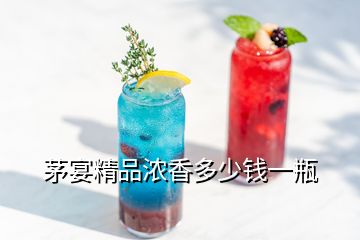 茅宴精品濃香多少錢一瓶