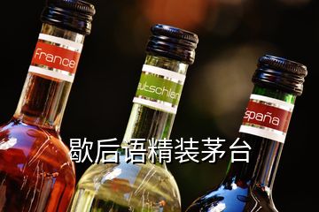 歇后語精裝茅臺