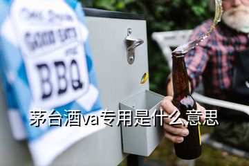 茅臺(tái)酒va專(zhuān)用是什么意思