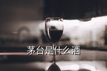 茅臺(tái)是什么酒