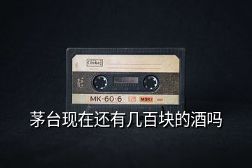 茅臺現(xiàn)在還有幾百塊的酒嗎