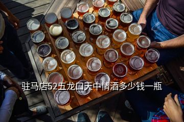 駐馬店52五龍口天中情酒多少錢一瓶