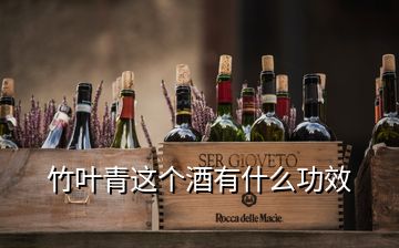 竹葉青這個(gè)酒有什么功效