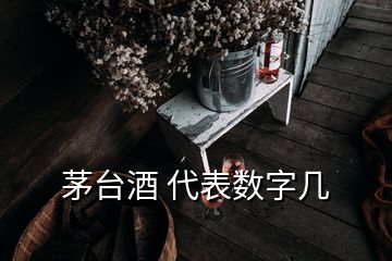 茅臺酒 代表數(shù)字幾