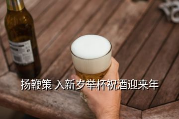 揚(yáng)鞭策 入新歲舉杯祝酒迎來年