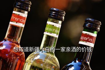 想知道新疆小白楊一家親酒的價(jià)錢(qián)