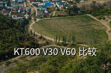 KT600 V30 V60 比較