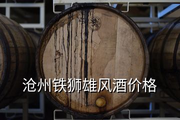 滄州鐵獅雄風(fēng)酒價(jià)格