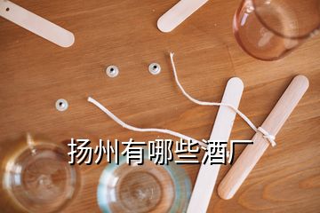 揚(yáng)州有哪些酒廠