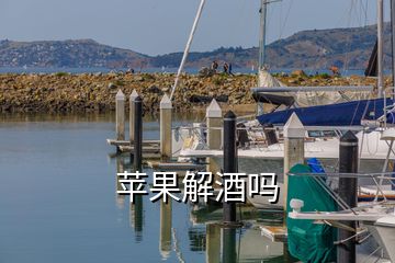 蘋果解酒嗎