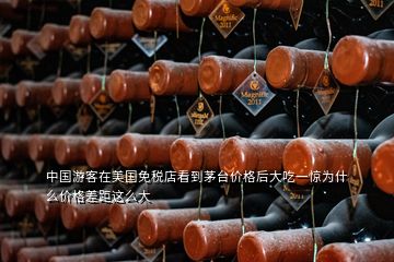 中國游客在美國免稅店看到茅臺價(jià)格后大吃一驚為什么價(jià)格差距這么大