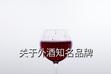 關(guān)于外酒知名品牌