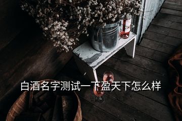 白酒名字測(cè)試一下盈天下怎么樣