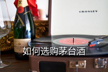 如何選購茅臺酒