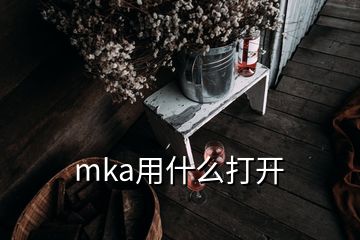 mka用什么打開(kāi)