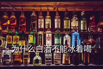 為什么白酒不能冰著喝