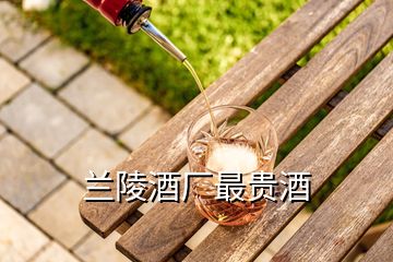 蘭陵酒廠(chǎng)最貴酒