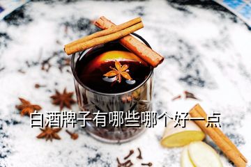 白酒牌子有哪些哪個(gè)好一點(diǎn)